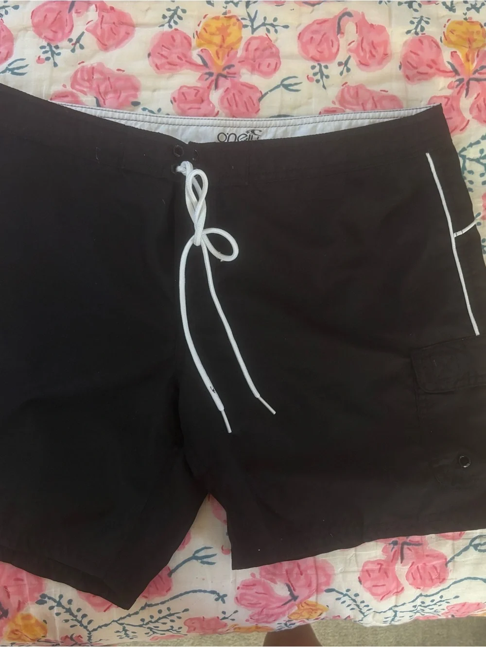 O'Neill Black and White Swim Shorts